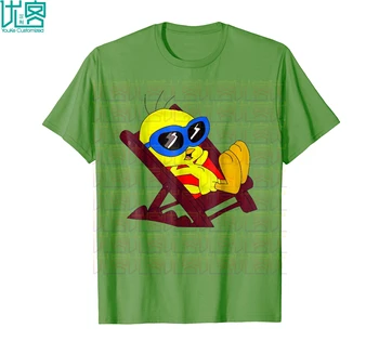 Sjove Tweety Bird Tegneserie T-Shirt Gave Forbløffende Kort Ærme Unikke Casual T-Shirts Bomuld Tøj, T-Shirt