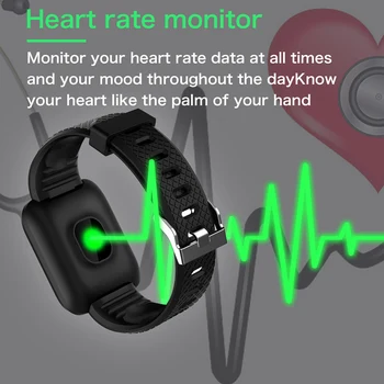 Smart Ur Armbånd Puls Fitness Tracker Ure Mænd Kvinder Blood Pressure Monitor Vandtæt Sport Smartwatch