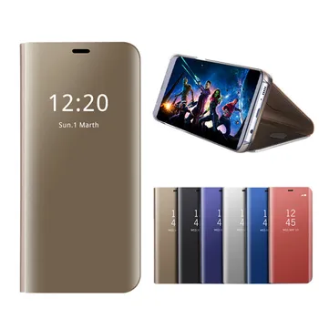 Smart View Mirror, Flip Phone Cover Tilfældet For Xiaomi Mi 6 8 SE Mi 5X A1 6X A2 Mi Note 3 Pocophone F1 Globale Version Mi6 Mi8 SE