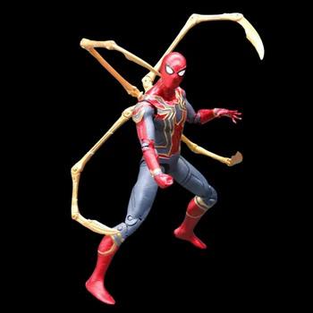 Spiderman Marvel Avengers Infinity Krig Iron Spider 18cm BJD Super Hero Figur Model Legetøj for Børn