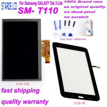 STARDE Udskiftning LCD-for Samsung Galaxy Tab 3 Lite 7 Tommer T110 SM-T110 Wifi Version LCD-Skærm Touch screen Digitizer Forstand