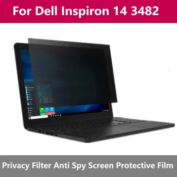 Store Tomme Privacy skærmfilter Anti-kiggede Protector Film til Bærbare Bærbare Til Dell Inspiron 14 3482