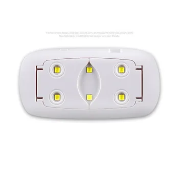 Søm tørremaskine UV-LED-Lampe Bærbare USB-Kabel Brug i Hjemmet Søm UV Gel Lak Tørretumbler 6 LYSDIODER (led Lampe Nail Art Værktøj 2 Farve