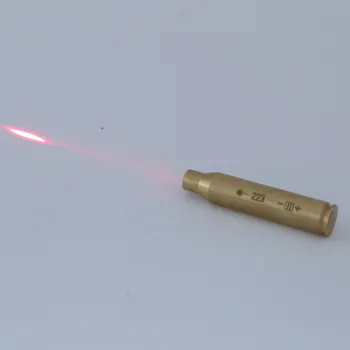 Taktisk Red Dot Laser Boresighter Messing Kobber Boresight CAL.308 .223 .40 .45 30-06 CAL 7.62x39 Patron Bar Sighter