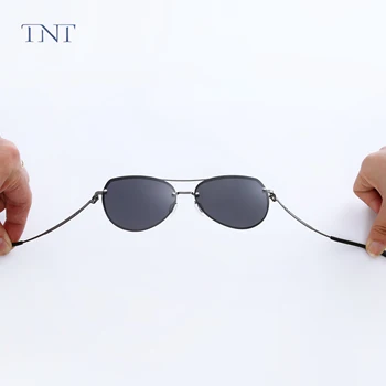 TNT 2020 Mode Top Kvalitet Klassiske Pilot Style Screwfree Solbriller Mænd Nitte Brand Design solbriller UV400 Oculos De Sol