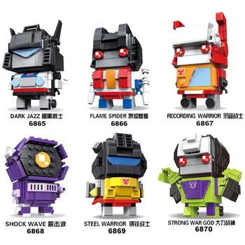 Transformation Humlebier Kompatibel decool Robot Brickheadz Voltron Super Heroes byggesten Mursten Legetøj til Børn Gaver