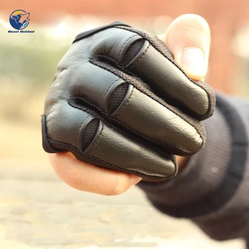 Tre-finger beskyttelsesudstyr, skydning, bueskydning finger handsker traditionelle skønhed jagt moderne tre-finger bue og pil fingre