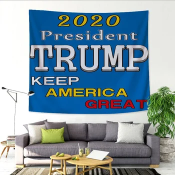 Trump 2020 Tema Hænger Tapetet Væg Kunst, Indretning Sofa Bord Bed Cover Vægmaleri Strand Tæppe Trump Gobelin