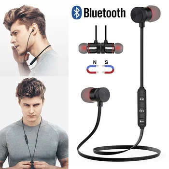 Trådløse hovedtelefoner fones sem fio gaming hovedtelefoner til en Bluetooth-Øresneglens Magnetiske sport neckband til Mobiltelefon GZ05
