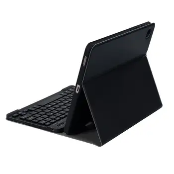 Trådløst Tastatur Til Samsung Tab S6 lite 10.4 P610 P615 Ultra-tynd aftageligt Bluetooth tastatur læderetui med pen slot
