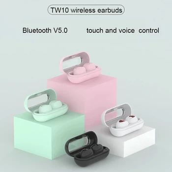 TW10 TWS Mini Bluetooth Trådløse Hovedtelefoner til Gaming Headsets, Sport Øretelefoner Til Iphone, Samsung Oppo Huawei Xiaomi Musik Hovedtelefoner