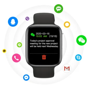 U78PLUS nyt, smart ur 1.54 tommer telefon pulsmåler motion tracking tale watch Smartwatch Sport til IOS Android w34