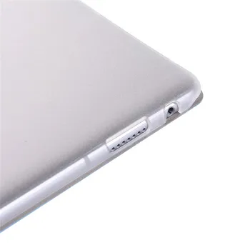 Ultra Slim 3 Silke Mappe Gennemsigtigt låg Stå PU Læder Skin Taske Sagen For Huawei MediaPad M3 Lite 10 BAH-W09 BAH-AL00 10.1