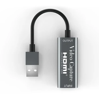 USB 2.0 HD 1080P Video Capture-Kort, HDMI-Capture Kort yrelsen optage Video Grabber Kort Optageren til Computeren Live Streaming