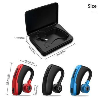 V9 V10 Business Bluetooth-Hovedtelefon Driver Håndfri Hovedtelefoner med Mikrofon stemmekommando Noise Cancelling Til iPhone og Android-Telefon