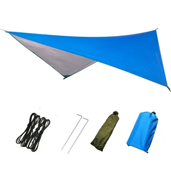 Vandtæt Solen Shelter, Telt Tarp Anti UV-Stranden Telt Skygge Udendørs Hængekøje Regn Flyve Camping Parasol Canopy Markise
