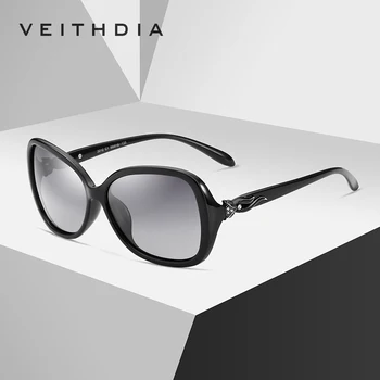 VEITHDIA 2020 Kvinders Sol briller Polariseret UV400 Gradient Linse Luksus Damer Designer Solbriller, Briller Til Kvinder 3012