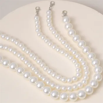 Vintage Barok Perle Necklce for Kvinder Lagdelt Boho Hvid Imiation Pearl Choker Halskæde Elegant Krave Charme Smykker