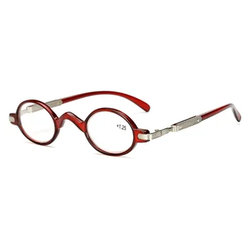 Vintage Runde Briller Til Læsning Kvinder Mænd Lille Ramme Presbyopic Dioptri Briller Klart, Langsynethed Briller +1.5+2.0+2.5 +3.0 +3.5