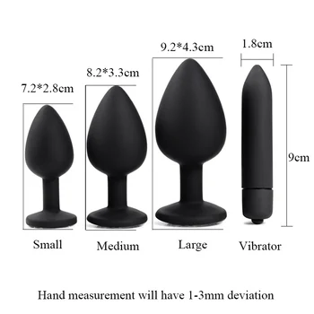 Voksen Dagbog 10 Speed Vibrator Anal Plug Sexlegetøj Til Kvinde Krystal Smykker Silikone Dildo Butt Plug-Vibrating Vagina Masturbator