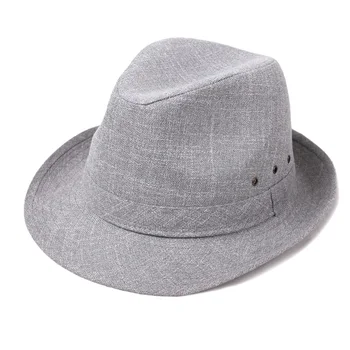 Voksen Fedoras Hat Mænd er Forår og Sommer Bomuld Fedoras Cap til Mænd Panama Jazz Hat Ældre Herre Hat Solen Cap B-8281