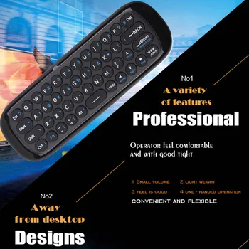 W1 Ultra-slim 2,4 G Wireless Keyboard Motion Sense Air Mus Controller til Bærbar computer, Smart-TV, PC, Android TV BOX Drop shipping