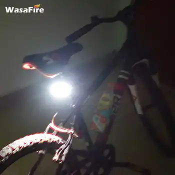 Wasafire Vandtæt Komet USB-Genopladelige Cykel Head Light Høj Lysstyrke 4 Farver LED-luz bicicleta