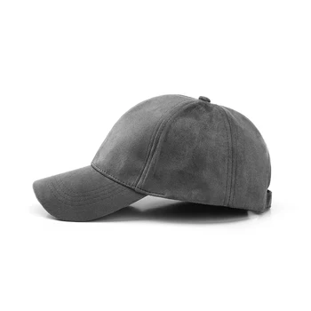 WEARZONE Unisex Blødt Ruskind Baseball Cap Casual Solid Sport Hat Justerbar Åndbar Far Hatte til Kvinder, Mænd