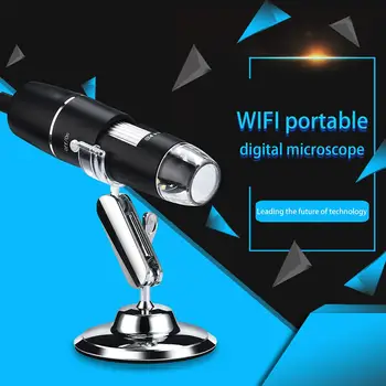 Wifi Digital Mikroskop, Lup USB-Inspektion Kamera 8 LED med Stå til Android, IOS Bærbare & Stærke Trådløse Moduler
