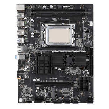 X89 Combo Sæt Til AMD Bundkort G34 Stik med AMD Opteron 6128 CPU + CPU Fan understøtter DDR3-Hukommelse USB 3.0-SATA2