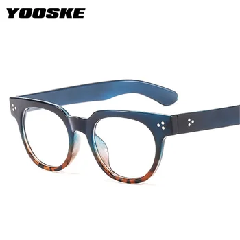 YOOSKE Retro Runde Computer Briller Ramme Kvinder Mænd Optiske Syn Gennemsigtige Briller Rammer studerende Nærsynethed Briller