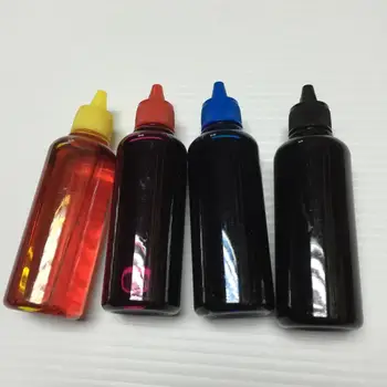 YOTAT 4*100 ml Dye blæk refill kit til HP blækpatron eller CISS