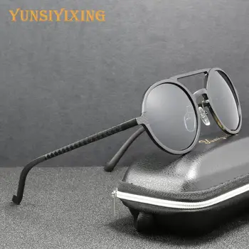 YUNSIYIXING Aluminium Magnesium Mænds Solbriller, Polariserede Vintage Luksus Mærke Solen Briller Kørsel Tilbehør Briller Mandlige 8200