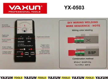 YX-0503 Strømforsyning one-button boot funktion til iphone X/8G/7G/6G , 5V 3A mini størrelse og kraftfuld og mobiltelefon reparation