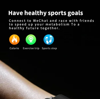 Z02 Smart Armbånd Sundhed Overvåge puls/Blodtryk/Skridttæller Vandtæt Bluetooth Sports Armbånd til Mænd, Kvinder ur