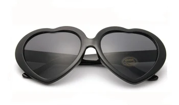 Zonnebril dames Fine NYE Solbriller Anti-UV400 hip-hop Kvinder Mode solbriller hjerte formede briller oculos gafas de sol F14